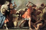 RICCI, Sebastiano Moses Defending the Daughters of Jethro oil painting picture wholesale